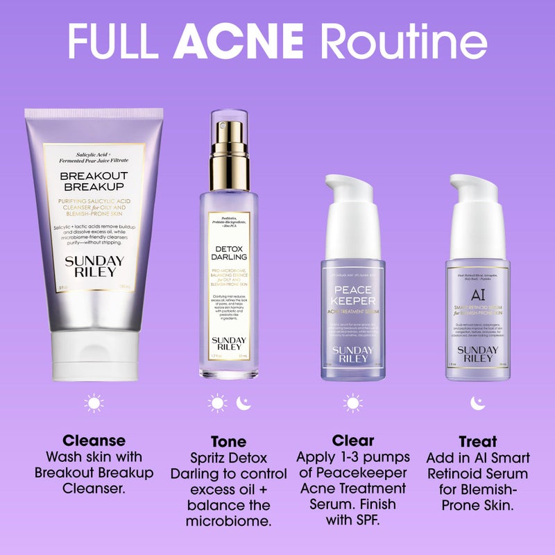 Sunday Riley Peacekeeper Azaleic and Salicylic Acid Acne Treatment Serum - Image 3